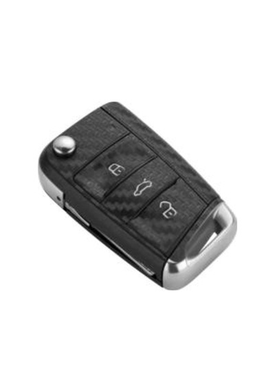 Volkswagen Golf Jetta Polo T-Roc Fiber Karbon Anahtar Etiketi (524095797)