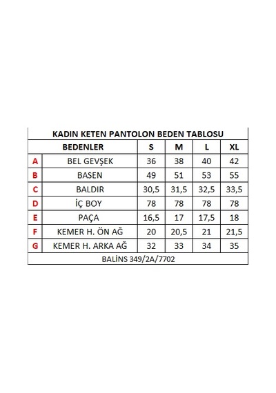 Balins Kadın Keten Pantolon Lacivert