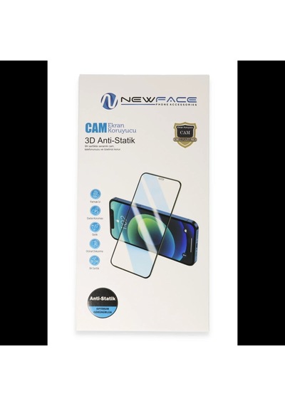 Newface Realme 12 5g 3d Antistatik Cam Ekran Koruyucu