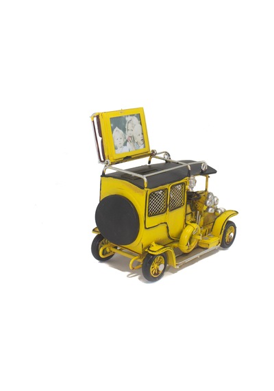 Klasik Metal Araba Nostaljik Çerçeveli Kumbara Model