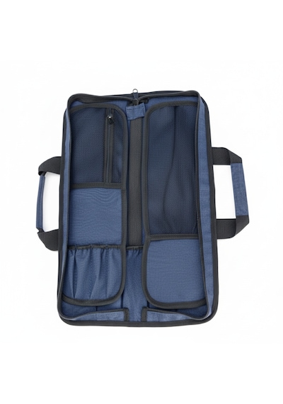 Portatif Tamir Alet Takım & Avadanlık Çantası 11 Cepli Pratik Tool Bag Organizer Mavi