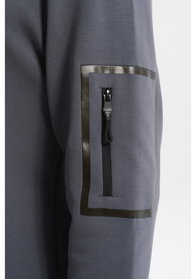 AR-MA Arma Erkek Slim Fit Dik Yaka Yarım Fermuar Pamuklu Sweatshirt Sol Kol Fermuar Cepli K30404685702 Gri AR-MA Arma Erkek Slim Fit Dik Yaka Yarım Fermuar Pamuklu Sweatshirt Sol Kol Fermuar Cepli K30404685702 Gri