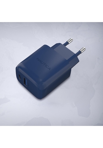 Nautica Ch80 20w Pd 18w Qc Duvar Şarjı Navy