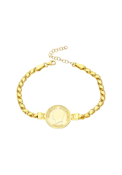 Arpa Bilezik 718506 Gold Gümüş