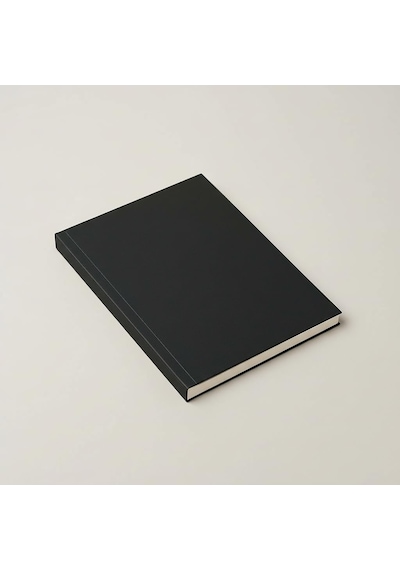 A5 Çizgili Not Defter 64 Yaprak 90 Gr. Ivory Kağıt Ofis Için Ideal Plan Siyah Kapak