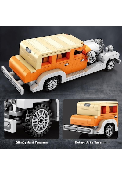 Reobrix Creator 810 Rolls Royce Phantom Iı Saloon Car Spor Araba Yaratıcı Yapı Blok Seti Building Blocks - 304 Parça