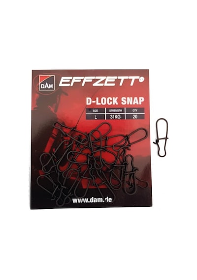 Dam D-Lock Snaps Klips 20 Adet Suni Yem Rapala Klipsi
