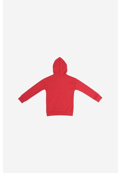 Arma Baskılı Kapüşonlu Çocuk Sweat Kırmızı