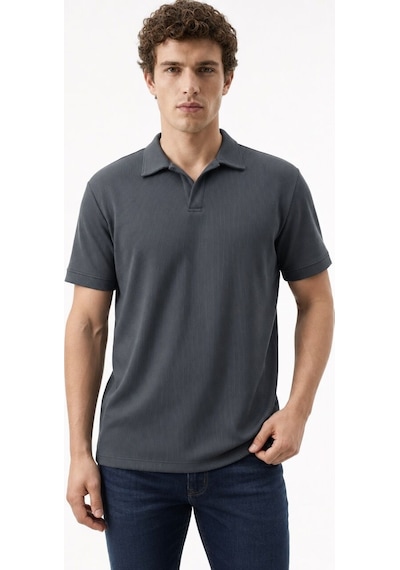 LOFT Regular Fit Erkek Polo K.kol Lf2043668 Q1.v1 Antrasit