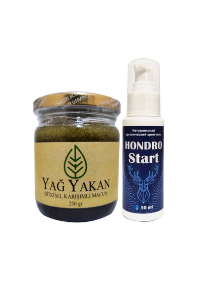 Burneron Yağyakan Macun 250 Ml + İle Yanında Hondro Star Sırt Bel Kas Iskelet Harici Uygulama Kremi