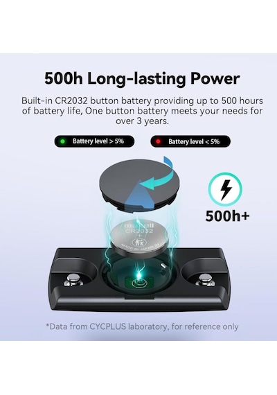 Cycplus H2 Göğüs Nabız Bandı Ant+ Ve Bluetooth Siyah