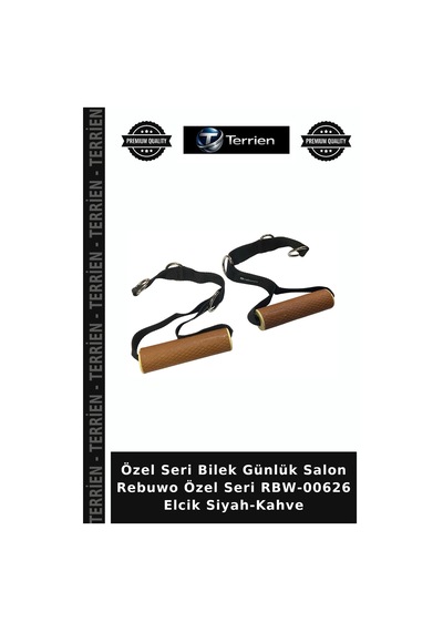 Özel Seri Bilek Günlük Salon Rebuwo Özel Seri Rbw-00626 Elcik Siyah-kahve
