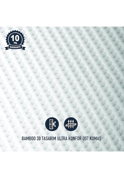 Bambu Ultra Sessiz Sıvı Geçirmez Yatak Koruyucu Alez 60 120