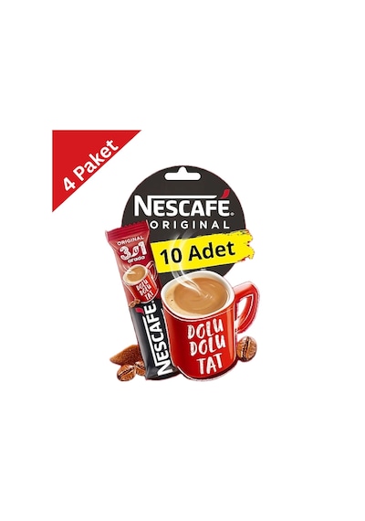 Nescafé 3 Ü 1 Arada Orijinal 10 Lu 17,5 Gr X 4 Adet Diğer