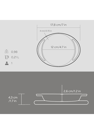 Kabı Lv Eco Y Stv 12 K4 Yuvarlak Kızartma Tavası Ve Ahşap Plaka Çap 12 Cm Dökme Demir Siyah Diğer