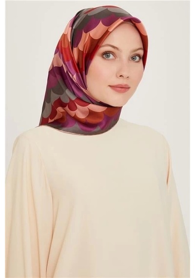 Armine Sura Saf İpek Eşarp 9212d 01 Çok Renkli
