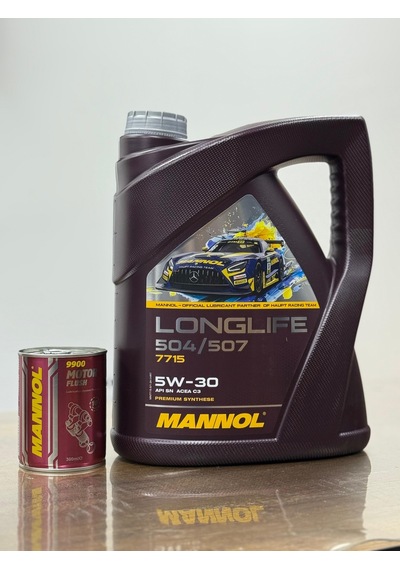 Mannol 5W-30 Longlife 504/507 Motor Yağı Ve Motor İç Temizleyici