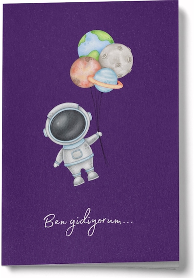 Ben Gidiyorum Mini Defter Çok Renkli