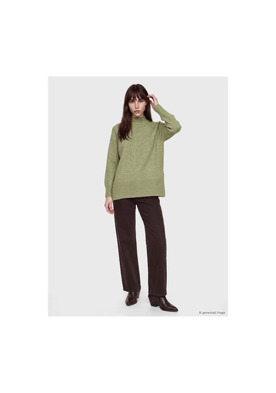 LC Waikiki Alıta Cıty Farkıyla Lcw Modest Yeşil Triko Düz Oversize Kadın Tunik Yesil - 931191194 Yesil LC Waikiki Alıta Cıty Farkıyla Lcw Modest Yeşil Triko Düz Oversize Kadın Tunik Yesil - 931191194 Yesil