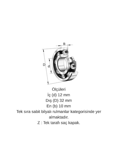 Ors 6201 Zz G100 C3 Bilya 12x32x10