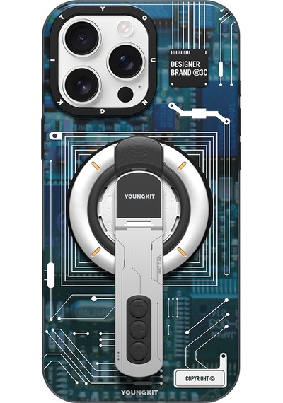 Youngkit Technology Serisi Telefon Ve Tabletler İçin Magnetik Ring Stand Beyaz