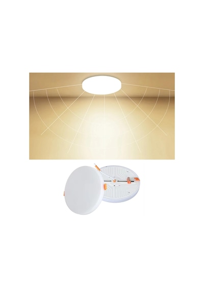 Forlife 18 Watt Delik Çapı Ayarlanabilir Led Panel Armatür Günışığı Beyaz