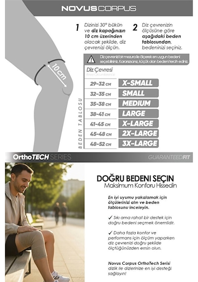 2'li Ortopedik Fitness Spor Dizlik Knee Sleeve Spor Antrenman Destek Gym Ortopedik Dizlik