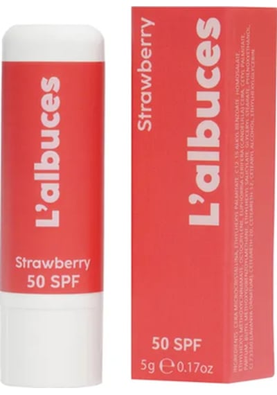 L'albuces Strawberry Plump Lip Balm SPF30