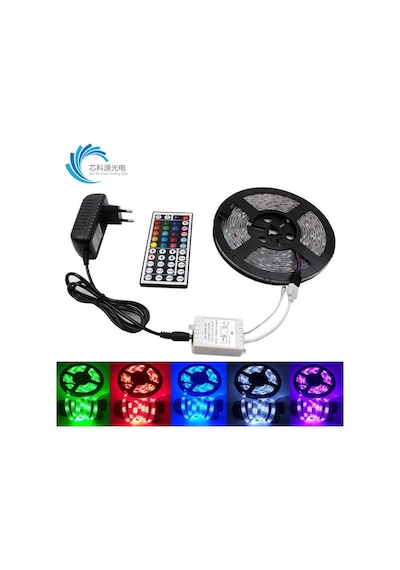 Şerit Led 5 Metre Kumandalı Animasyonlu Rgb 5570 Kırmızı