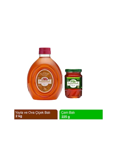 Balparmak Yayla Ova Balı 2 KG + Çam Balı 225 G