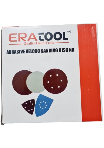 Eratool Cırtlı Delikli Disk Zımpara V125 100 Kum Kusursuz Pürüzsüzlük 50 Adet