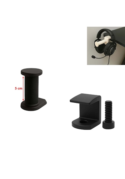 Özel 3d Baskı Gaming Kulaklık Askısı Modüler Masa Düzenleyici Tak Çıkar Düzenleyici Ebat: 5 Cm Kırmızı