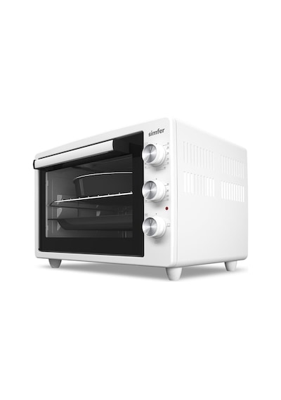 Simfer 3420 Beyaz 34 LT Statik Mini / Midi Fırın - 4 Fonksiyon, Programlanabilir Pişirme & Isı Kontrol Sistem