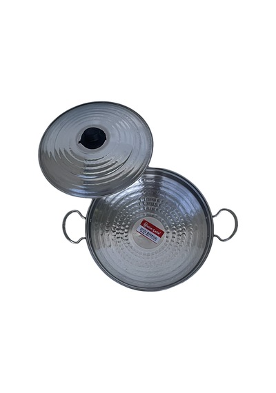 Yemek Pişirme Tavası Kapaklı 30 Cm'lik-79 Çelik