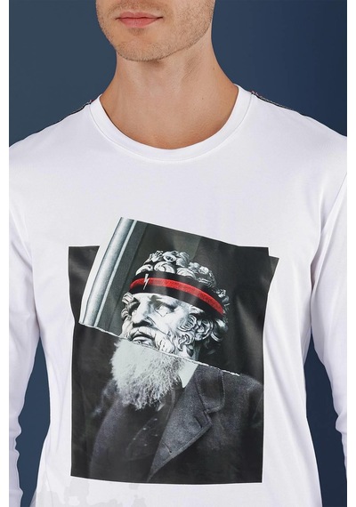 Efor Ts 863 Beyaz Spor T-shirt Beyaz