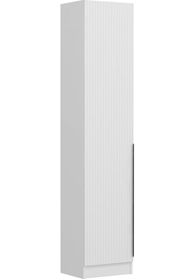 Minar Kale 210 Cm 1 Kapaklı 1b Raf Portmanto Byz Mbr Çizgili Byz
