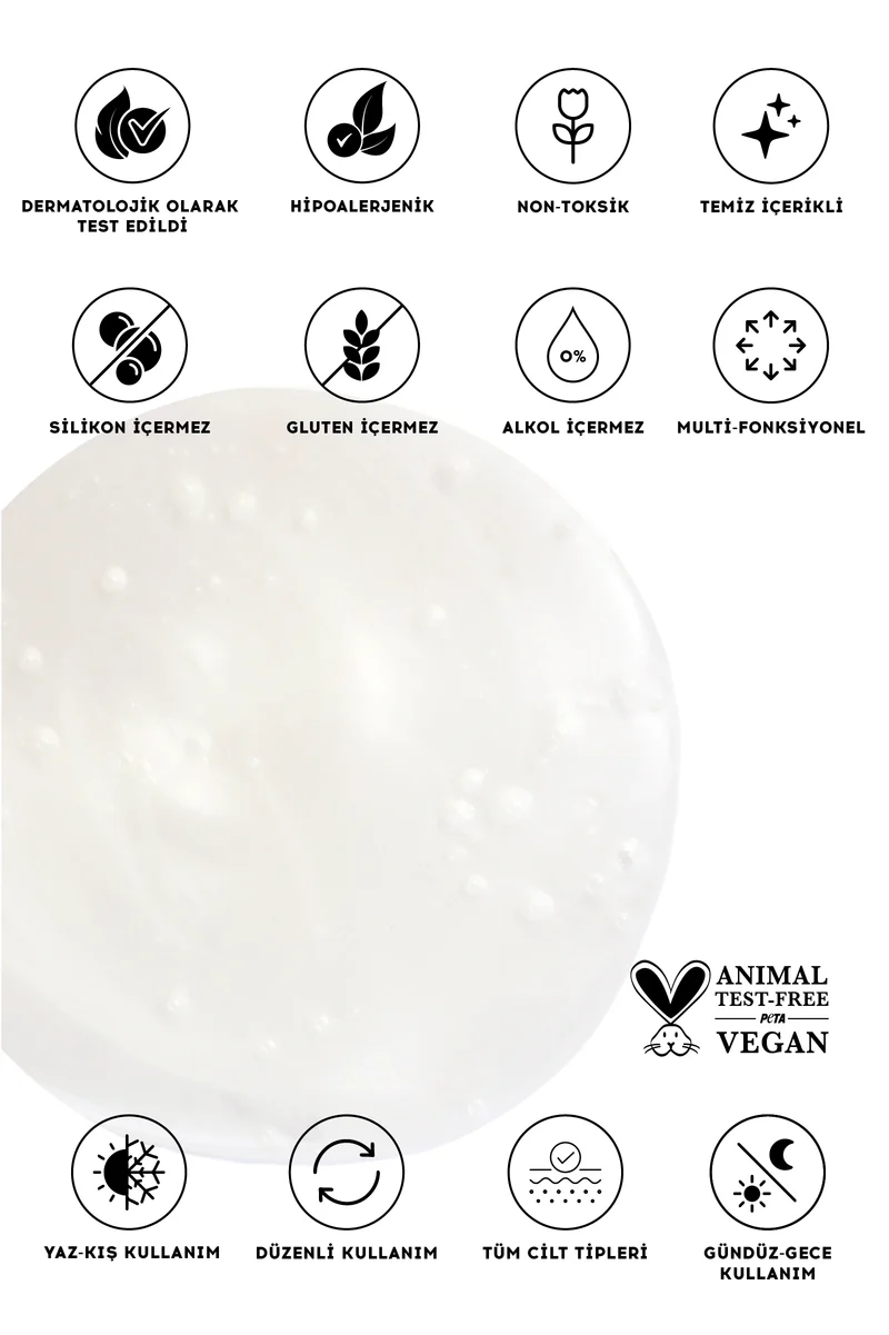 Cream Co. Hassas Ciltler İçin Tek Adımda Çift Aşamalı Temizlik Sağlayan Krem Yüz Temizleyicisi Cream Cleanseri 150 ML