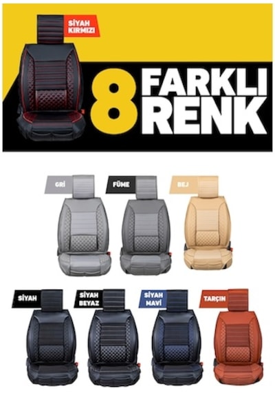 Lüx Deri 5'li Takım Set Oto Koltuk Kılıfı