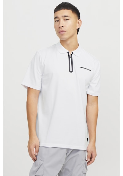 Jack & Jones Jcofusıon Pıque Polo Ss Sn White White
