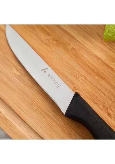Aryıldız Primo Sebze Bıçağı Siyah 11 Cm Renkli