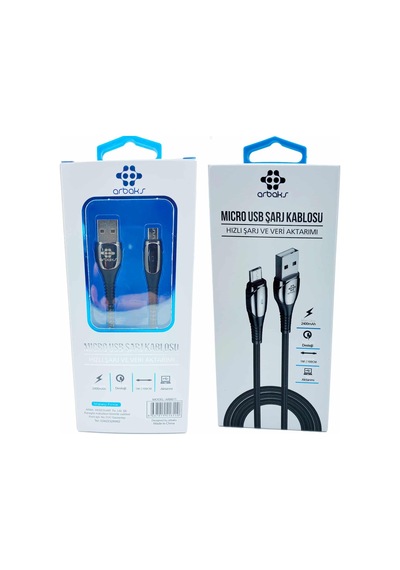 Vaveni Micro Metal Hızlı Şarj Ve Veri Aktarımı Arb-611 Arz Standart