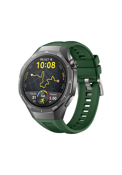 Huawei Watch Gt5 Pro 46mm İle Tam Uyumlu Kordon Metal Tokalı Yumuşak Silikon Kordon Kayış