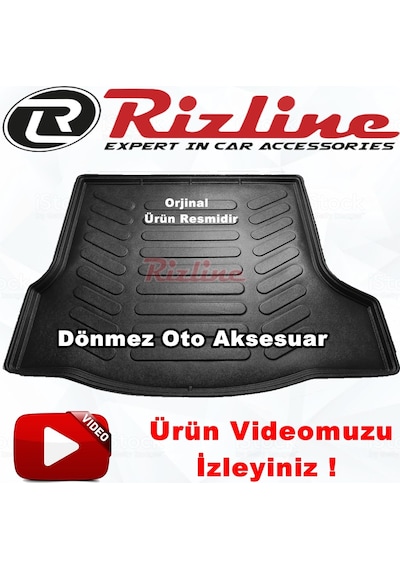 Renault Symbol 3D Bagaj Havuzu Siyah 2013-2020 Arası Rizline N11.14387