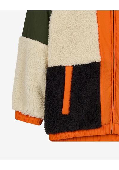 Skechers B Outdoor Fleece Full Zip Sherpa Büyük Erkek Çocuk Haki Mont Sk2620141-1629