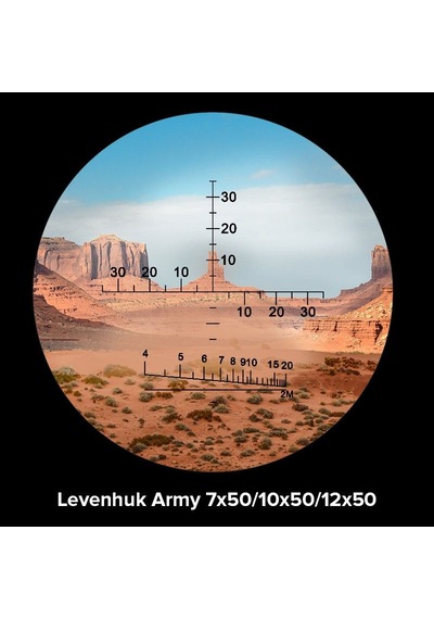 Levenhuk Army 7x50 Artıkıllı Binoküler Dürbün Siyah
