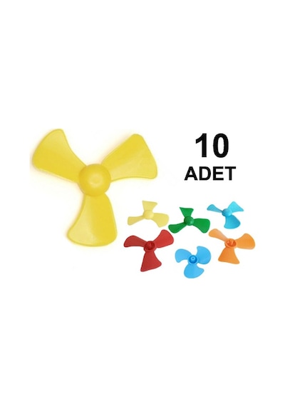 10 Adet. Mini Pervane. Deney Pervanesi. Eğitici Motor Deneyi Için