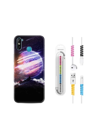 Infinix Smart 4 Kılıf Kablo Koruyuculu Super Planet 1797