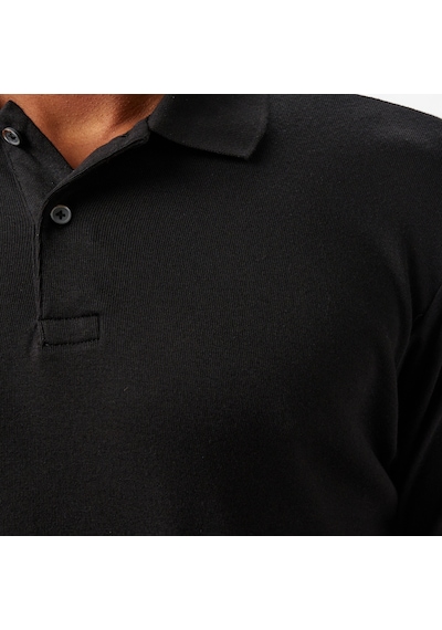 Nautica Erkek Siyah Classic Fit Polo Düz K55329t Siyah