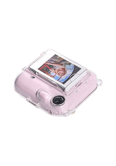 Fujifilm Instax Mini 12 Fotoğraf Makinesi + Şeffaf Kılıf Seti Pembe