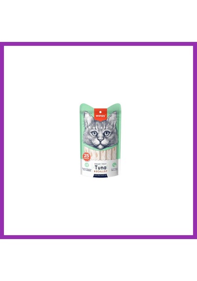 Wanpy Ton Balık Ve Deniz Taraklı Krema Kedi Ödülü 25x14 Gr Bty